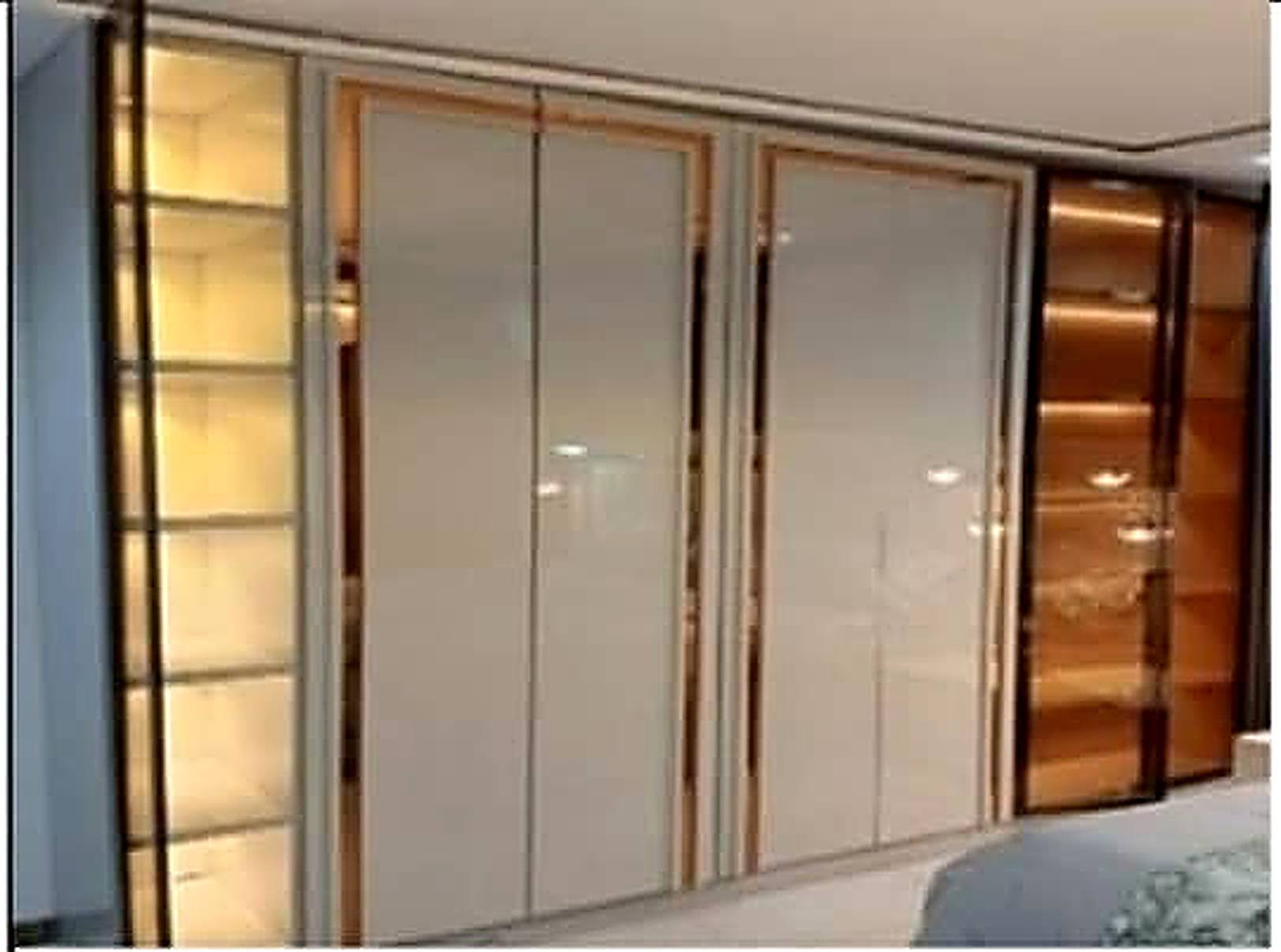 wardrobe with inbuilt light